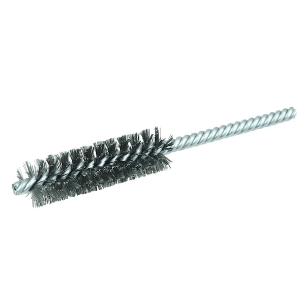 Weiler 3/4" Power Tube Brush, .006" Steel Wire Fill, 2-1/2" Brush Length 21110 - main